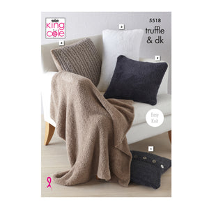 NEW Knitting Pattern: Cushions and Lap Blanket