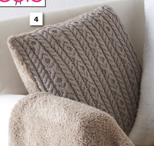 NEW Knitting Pattern: Cushions and Lap Blanket