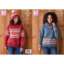 Load image into Gallery viewer, Knitting Pattern: Ladies Sweaters, Cowl and Hat
