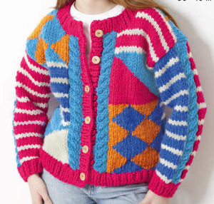NEW Knitting Pattern: Super Chunky Sweater and Cardigan