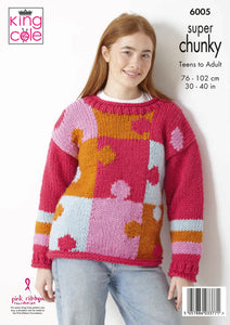 NEW Knitting Pattern: Super Chunky Puzzle Sweater