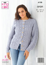 Load image into Gallery viewer, NEW Knitting Pattern: Aran Sweater and Cardigan for Ladies
