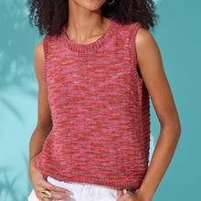 Load image into Gallery viewer, NEW Knitting Pattern: Ladies Summer Tops in Cotton and Linen Blend DK Yarn
