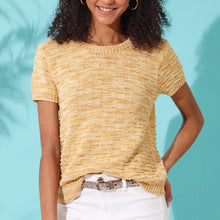 Load image into Gallery viewer, NEW Knitting Pattern: Ladies Summer Tops in Cotton and Linen Blend DK Yarn
