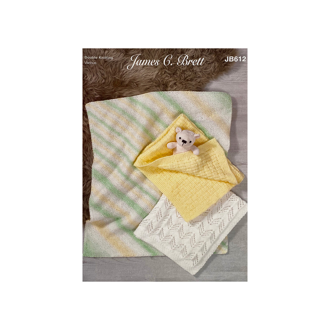 Knitting Pattern: Baby Blankets to Knit in DK Yarn