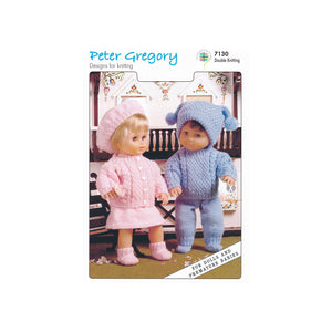 Knitting Pattern: Doll and Preemie Baby Clothes in DK Yarn