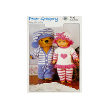 Load image into Gallery viewer, SALE: Knitting Pattern: Doll and Preemie Baby Pyjamas in DK Yarn
