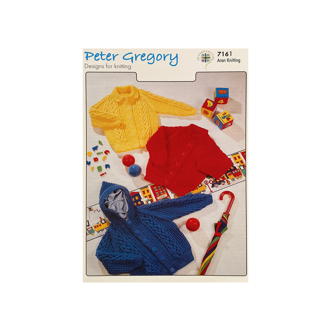 Knitting Pattern: Aran Jackets for Kids