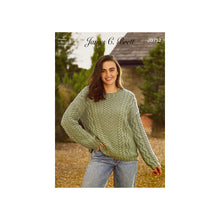 Load image into Gallery viewer, Knitting Pattern: Ladies Cable Sweater in Chunky Yarn
