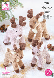 NEW Knitting Pattern: Reindeer in King Cole Truffle Yarn