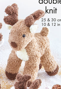 NEW Knitting Pattern: Reindeer in King Cole Truffle Yarn