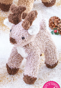 NEW Knitting Pattern: Reindeer in King Cole Truffle Yarn