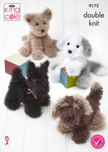 Load image into Gallery viewer, NEW Knitting Pattern: Dogs in Faux Fur Yarn
