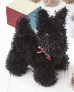 NEW Knitting Pattern: Dogs in Faux Fur Yarn