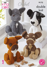 Load image into Gallery viewer, NEW Crochet Pattern: Amigurumi French Bulldogs in DK Yarn
