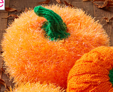 Load image into Gallery viewer, NEW Knitting Pattern: Pumpkins in Tinsel and DK Yarn
