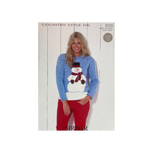 Load image into Gallery viewer, Knitting Pattern: Snowman Christmas Jumper

