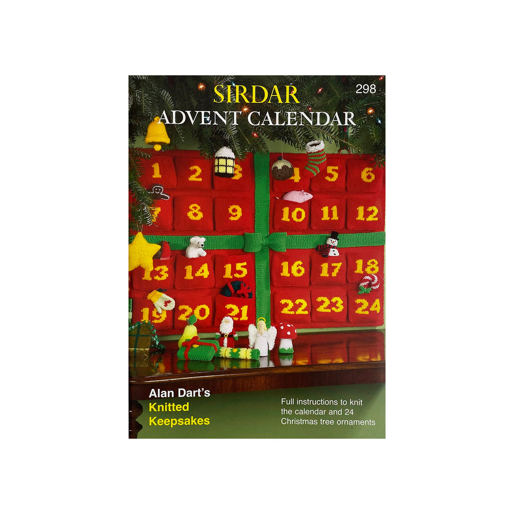 Advent Calendar Knitting Pattern with Knitted Keepsakes