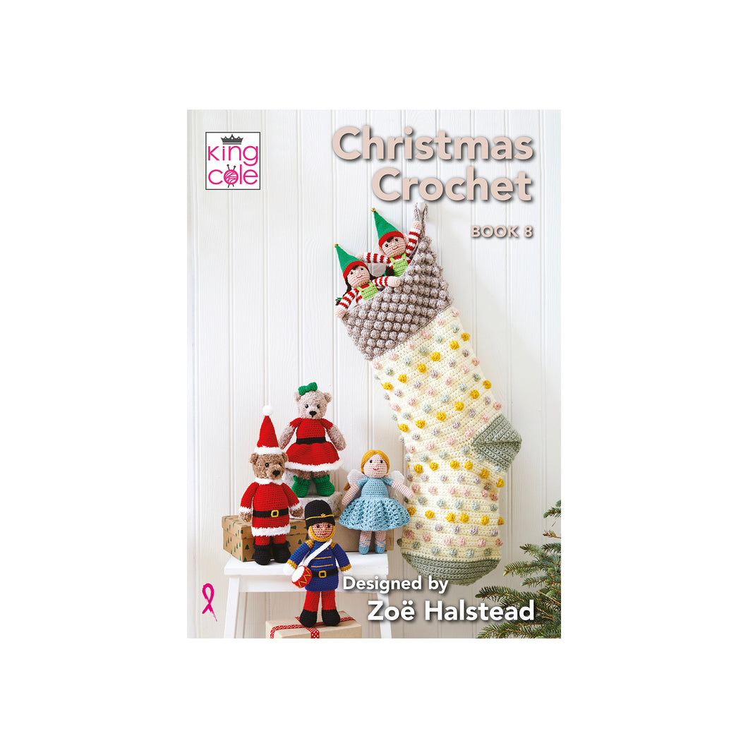 NEW Christmas Crochet Book 8 by King Cole