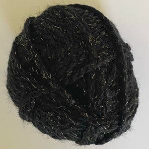 NEW Super Chunky Yarn: Celestial in Space Black, 100g Ball