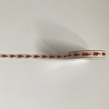 Load image into Gallery viewer, NEW Christmas Ribbon: 15mm, Cotton Christmas Tree Ribbon with Sparkle
