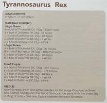 Load image into Gallery viewer, Knitting Pattern Book: Dinosaur Land Book 1
