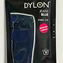 Load image into Gallery viewer, Dylon Fabric Hand Dye, 50g Sachet, Jeans Blue
