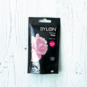 Dylon Fabric Hand Dye, 50g Sachet, Peony Pink
