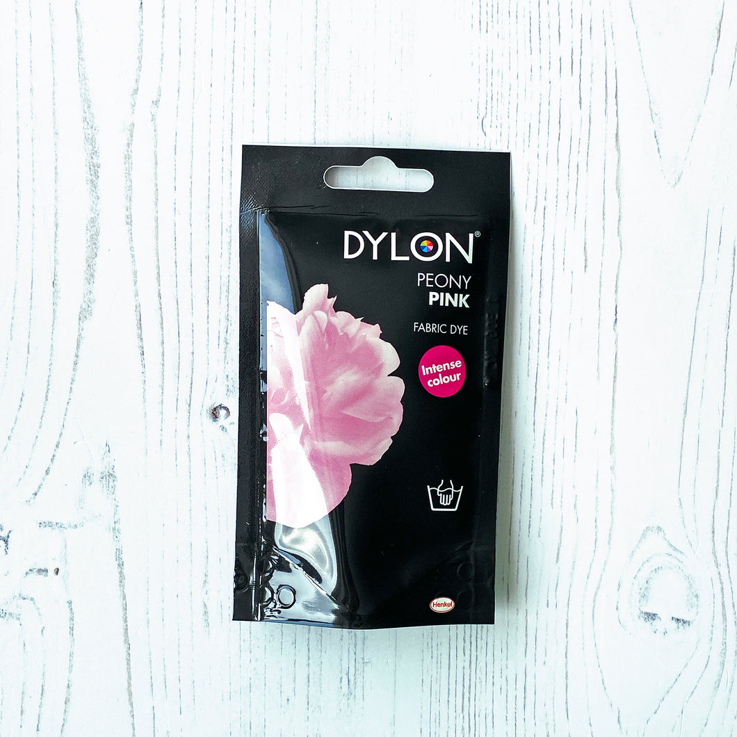 Dylon Fabric Hand Dye, 50g Sachet, Peony Pink