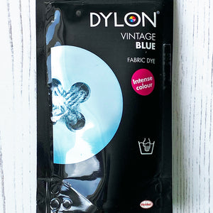 Dylon Fabric Hand Dye, 50g Sachet, Vintage Blue