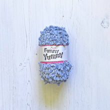 Load image into Gallery viewer, Chunky Yarn: Funny Yummy, Silver, 100g
