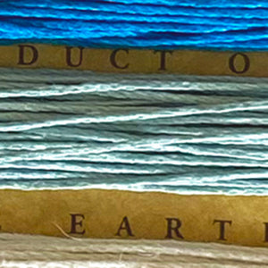 Hemptique 100% Hemp Cord, 4 x 9.1m, 1mm wide. Colour: Tide Pool