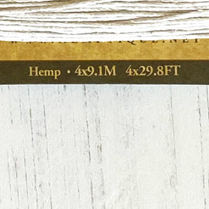 Hemptique 100% Hemp Cord, 4 x 9.1m, 1mm wide. Colour: Tide Pool