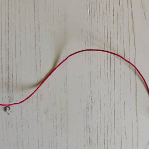 Hemptique 100% Hemp Cord: Dark Pink, 5 or 10mm, 1mm wide