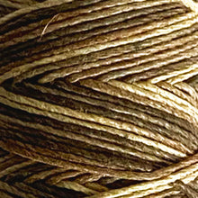 Load image into Gallery viewer, Hemp Cord: Brown and Cream, Variegated, 5 or 10mm, 1mm wide, Earthy
