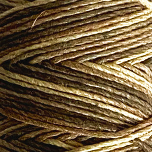 Hemp Cord: Brown and Cream, Variegated, 5 or 10mm, 1mm wide, Earthy