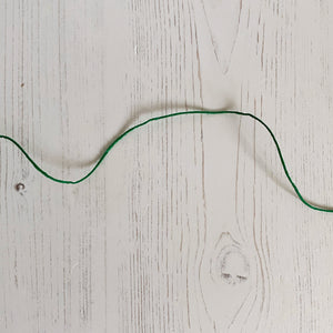 Hemp Cord: Green, 5 or 10mm, 1mm wide