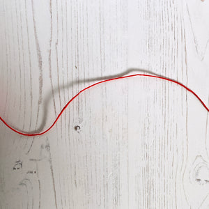 Hemptique 100% Hemp Cord: Red, 5 or 10mm, 1mm wide