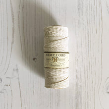Load image into Gallery viewer, Hemptique 100% Hemp Cord: White, 5 or 10m Lengths, 1mm wide
