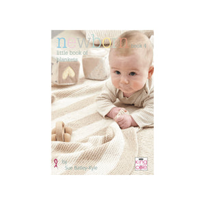 NEW Newborn Knitting Book 4 Baby Blankets