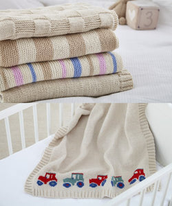 NEW Newborn Knitting Book 4 Baby Blankets