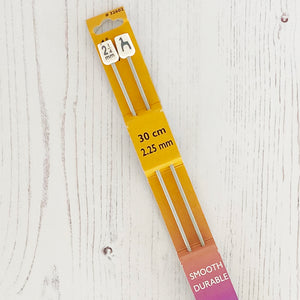 Knitting Needles: 2.25mm, Pony, Aluminium, 30cm