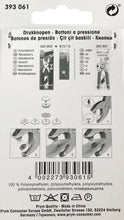 Load image into Gallery viewer, NEW PRYM Colour Snap Fastener, Star, 12.4mm, Red, White and Navy Blue
