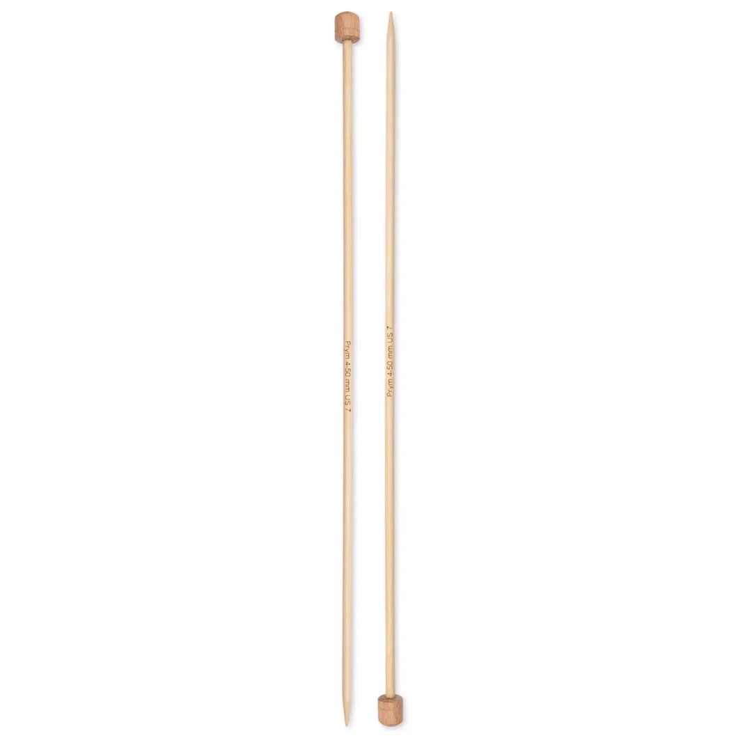 Knitting Needles: 4.5mm, PRYM, Bamboo, 33cm