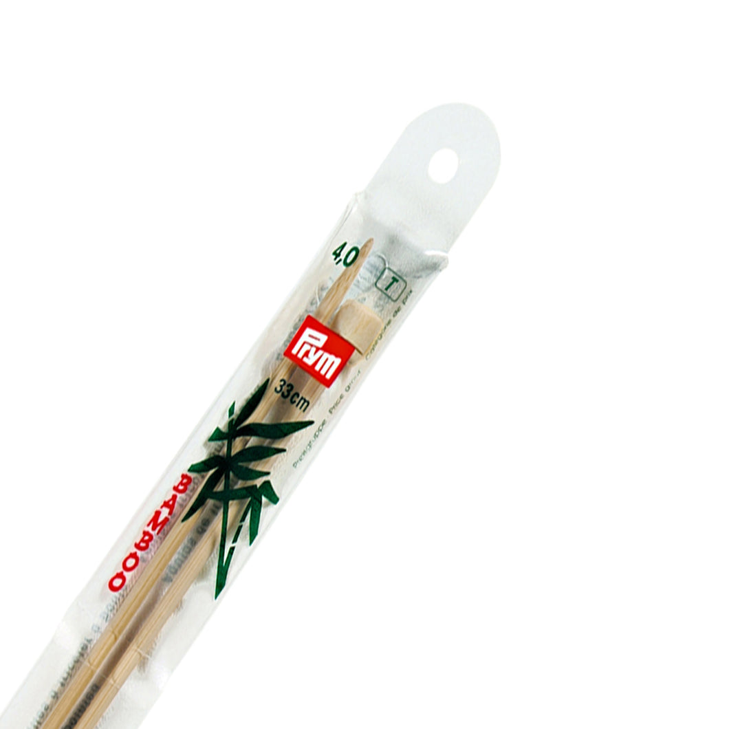 Knitting Needles: 4mm, PRYM, Bamboo, 33cm