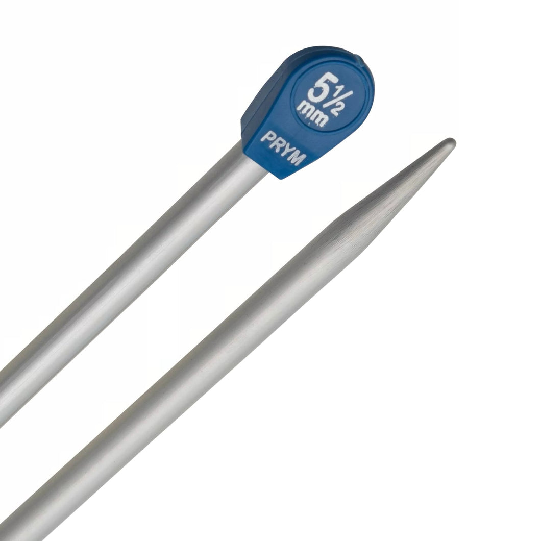 Knitting Needles: 5.5mm, PRYM, Aluminium, 35cm