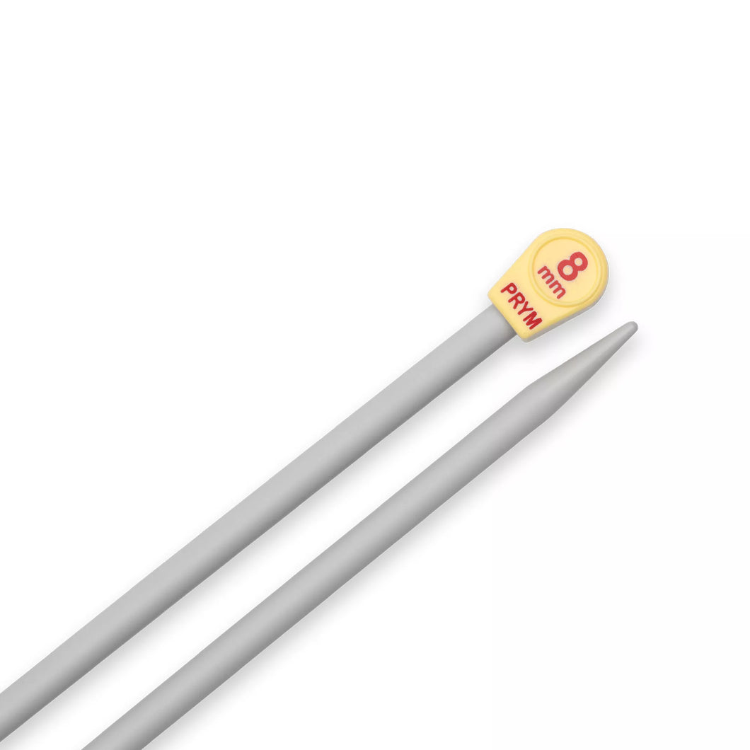 Knitting Needles: 8mm, PRYM, Plastic, 35cm