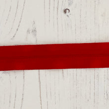 Load image into Gallery viewer, Zip: Red, 25cm (10in), YKK, Closed End
