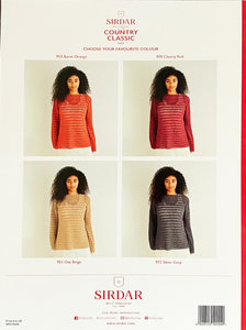 Crochet Pattern: Boat Neck Tunic in 4 Ply Yarn