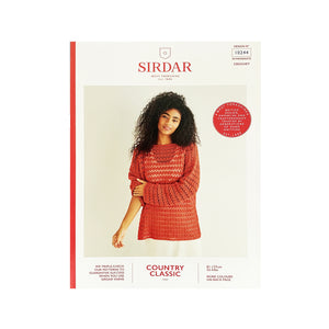 Crochet Pattern: Boat Neck Tunic in 4 Ply Yarn